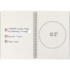 EUSOAR Cuaderno de papel gráfico en espiral B5 paquete de_3