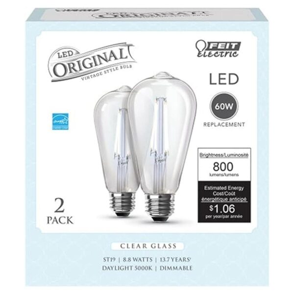 Feit Electric ST19 E26 mediano Bombilla LED de_1