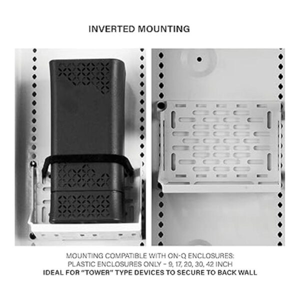 OnQ AC1060 Soporte de montaje para estantes color blanco_3