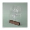 Letrero de acrílico para regalos y tarjetas con soporte de_2