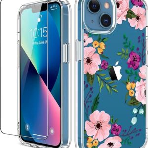 GiiKa Carcasa de iPhone 13 con protector de pantalla_1