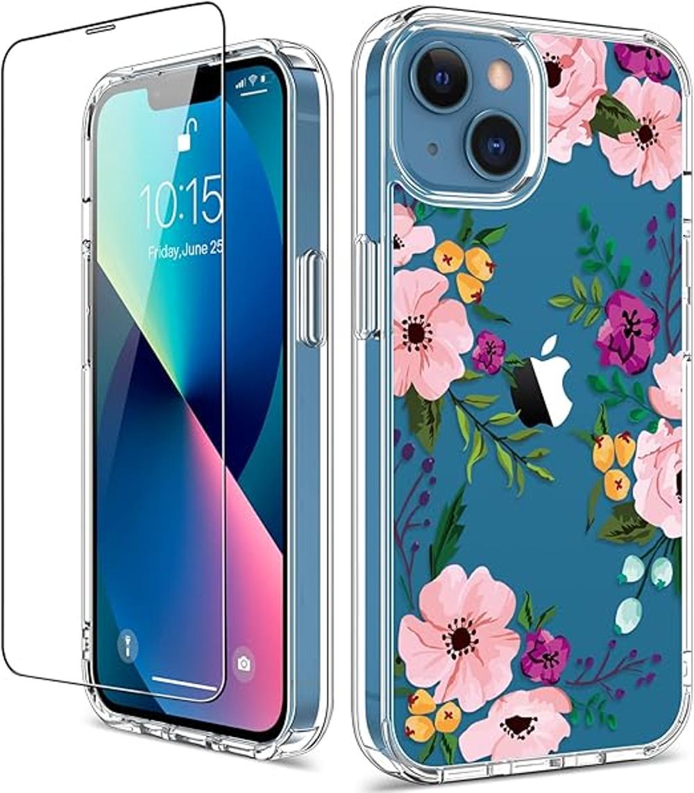GiiKa Carcasa de iPhone 13 con protector de pantalla