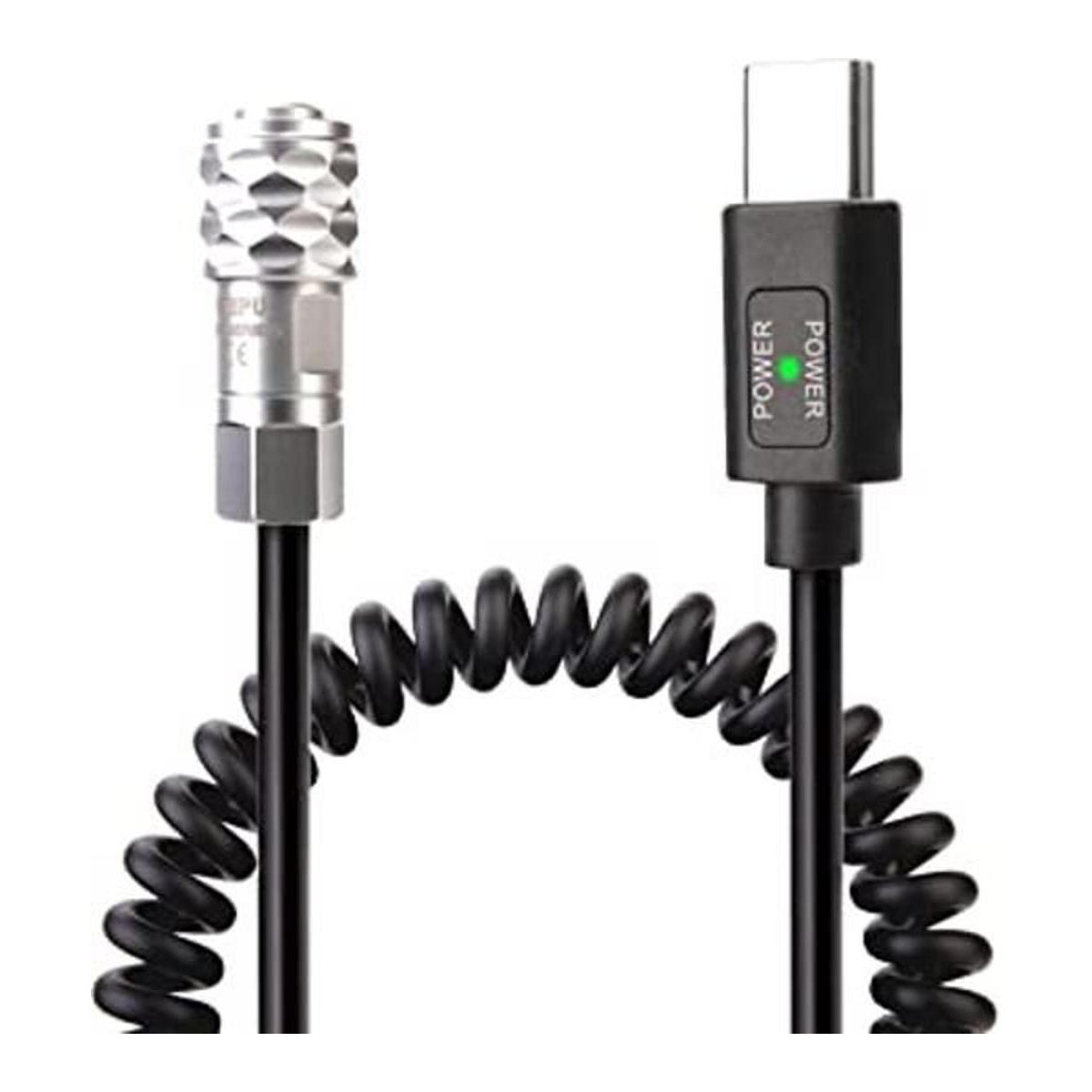 KOERTACOO BMPCC 4K6K Cable de alimentación en espiral