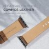 EDIMENS Correas de cuero compatibles con Apple Watch de_3