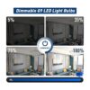 Lososuch Bombillas LED G9 regulables de 5 W 6000 K_2