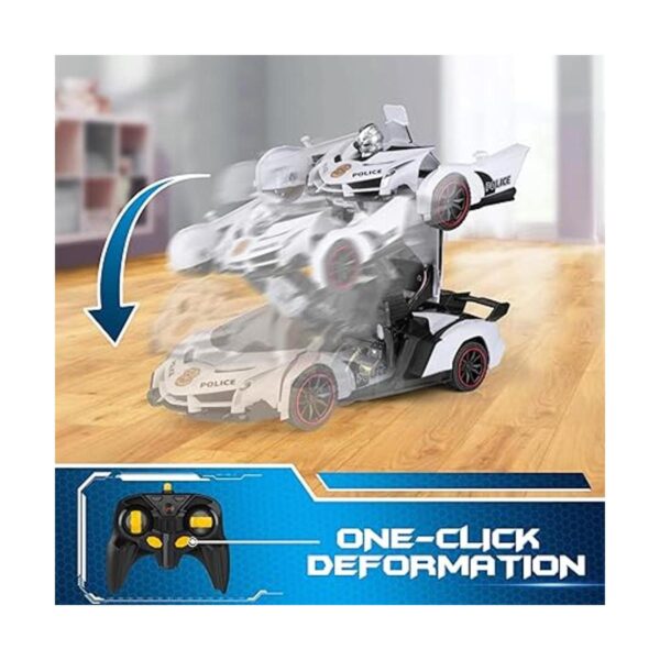FDJ Auto de control remoto Transforma robot de_3