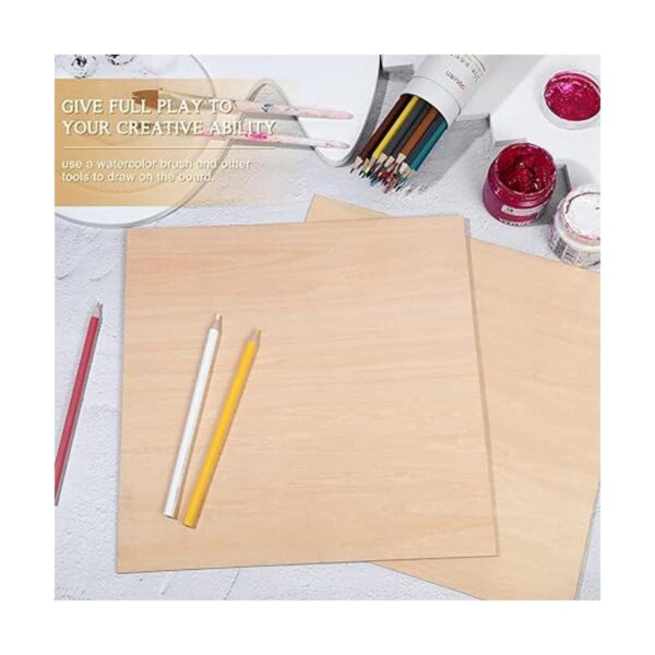 Fabbay 20 hojas de madera de tilo hojas de madera fina