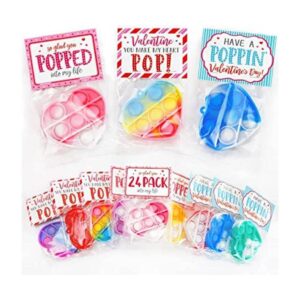 Tarjetas de San Valentín para niños Juego de 24 mini_1