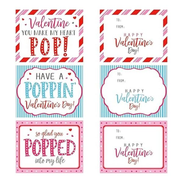 Tarjetas de San Valentín para niños Juego de 24 mini_2