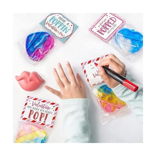 Tarjetas de San Valentín para niños Juego de 24 mini_5