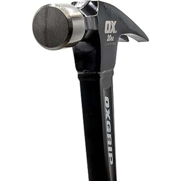 OX TOOLS Trade Martillo recto de 20 onzas Mango de