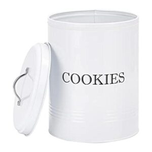 Tarro de galletas con tapa recipiente de almacenamiento