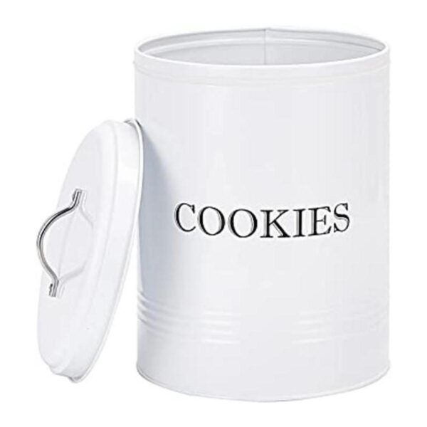 Tarro de galletas con tapa recipiente de almacenamiento