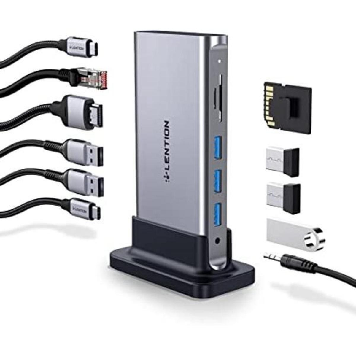 LENTION Estación de acoplamiento USB C con HDMI 4K 60Hz