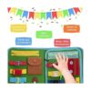 Ancistro Busy Board Montessori Juguetes para niños_5