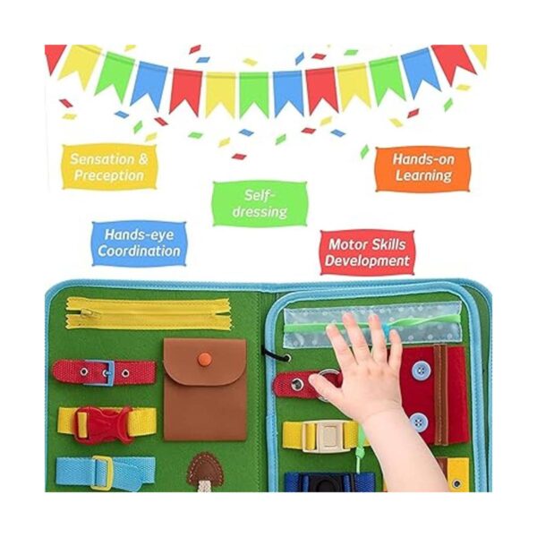 Ancistro Busy Board Montessori Juguetes para niños_5