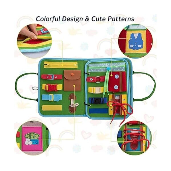 Ancistro Busy Board Montessori Juguetes para niños_2
