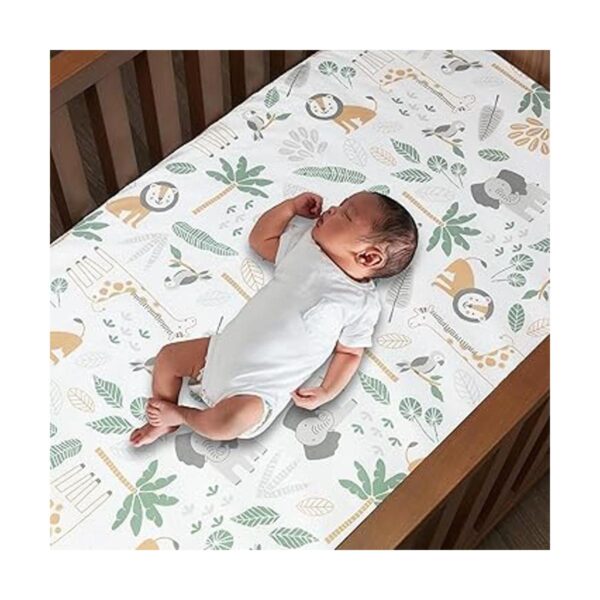 Lambs Ivy Jungle Friends Juego de ropa de cama de 5_5
