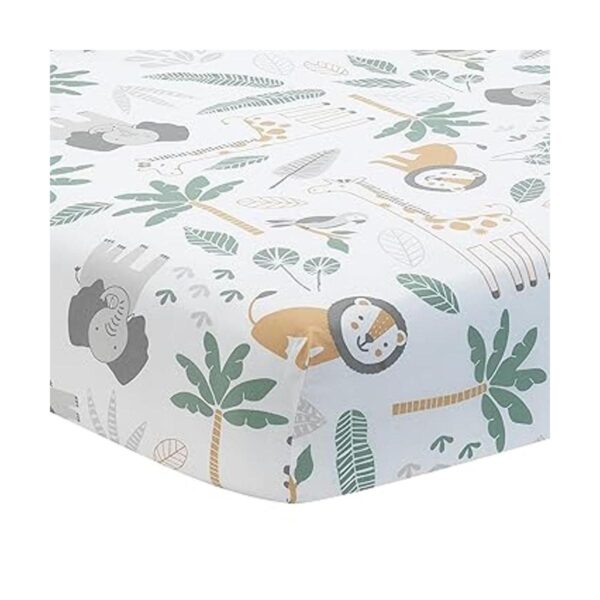 Lambs Ivy Jungle Friends Juego de ropa de cama de 5_4