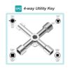 Kit de llaves multiusos multifuncionales de 4 vías