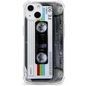 FAteamll Funda para iPhone 13 acabado mate cubierta_1