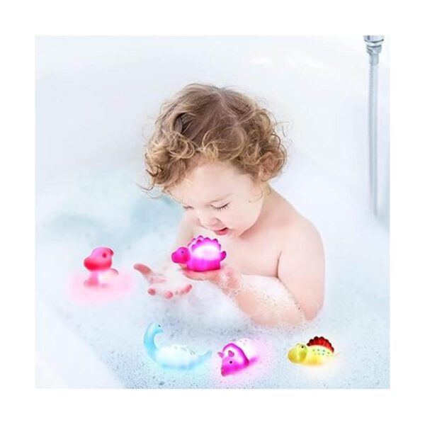 Cibolar Juguetes de baño de dinosaurio iluminados 6_3