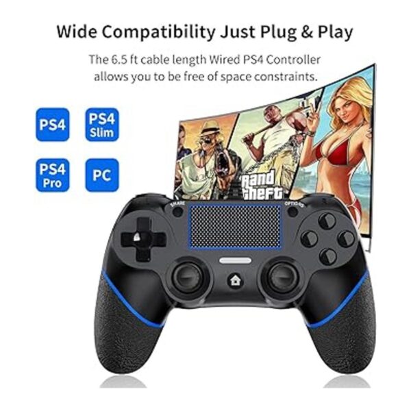 Controlador PS4 con cable para PCPlayStation 4ProSlim y_2