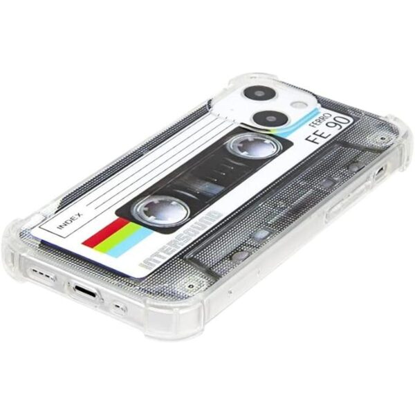 FAteamll Funda para iPhone 13 Mini acabado mate cubierta_4