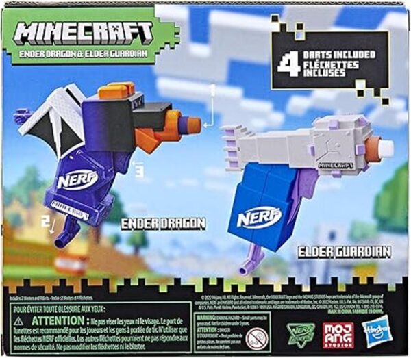 NERF MicroShots Minecraft Ender Dragon and Elder Guardian_3