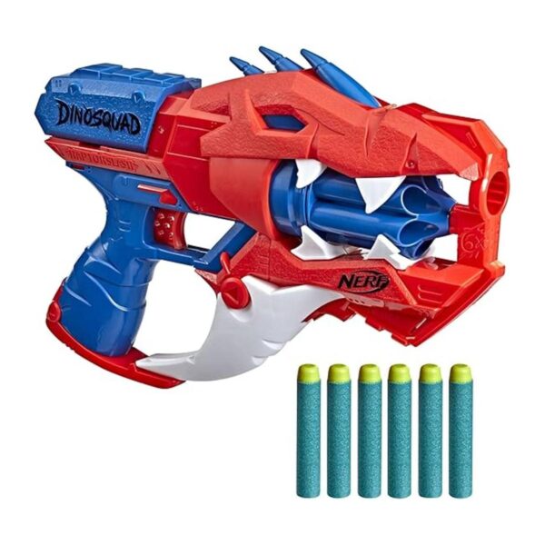 NERF DinoSquad RaptorSlash Dart Blaster tambor giratorio_1