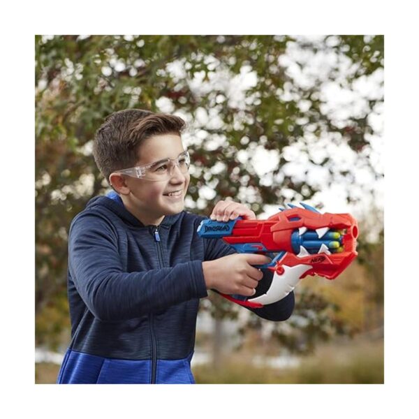 NERF DinoSquad RaptorSlash Dart Blaster tambor giratorio_5