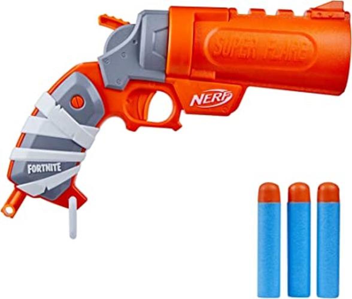 NERF Fortnite Pistola de dardos acampanada carga de