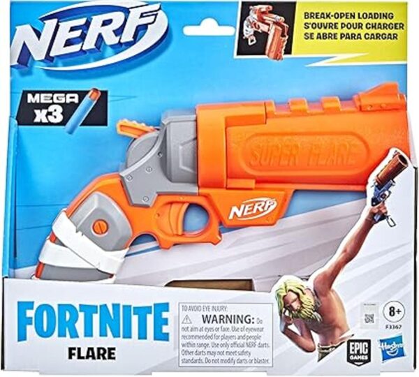 NERF Fortnite Pistola de dardos acampanada carga de_4