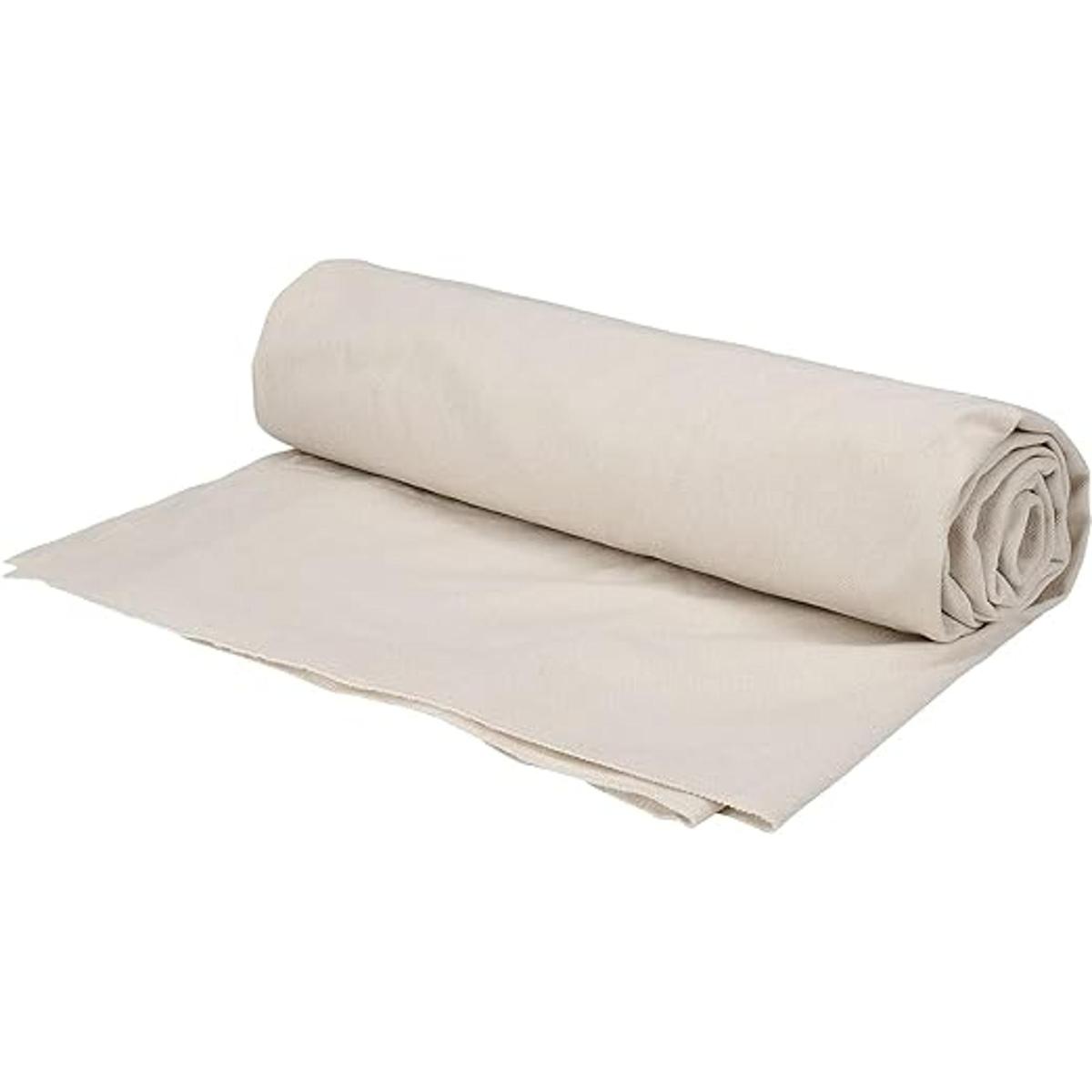 PINGEUI Tela de lino natural de 60 x 4 yardas tela de