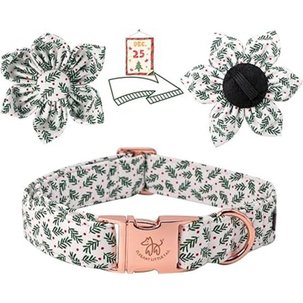 Elegant little tail Collar de perro de Navidad collar de