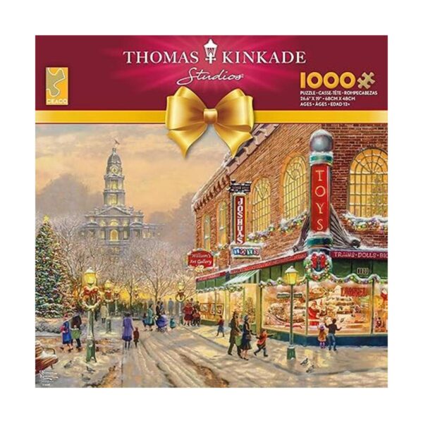 Ceaco Rompecabezas de 1000 piezas de Thomas Kinkade Holiday_2