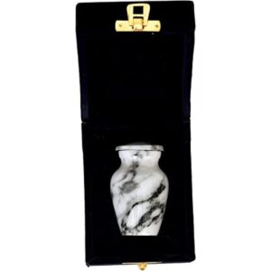 HLC Urns Urna de recuerdo para cenizas humanas con 1