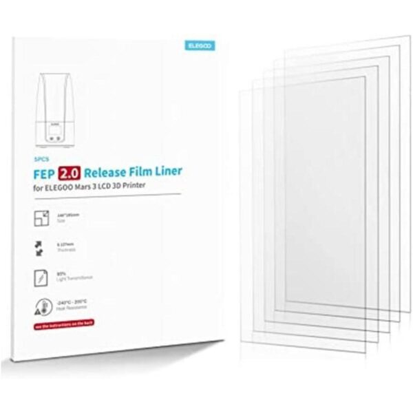 ELEGOO 5 piezas de película de liberación V2.0 PFA Marte_1