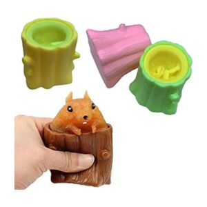 Juguetes para apretar ardillas malvadas de ardilla taza_1