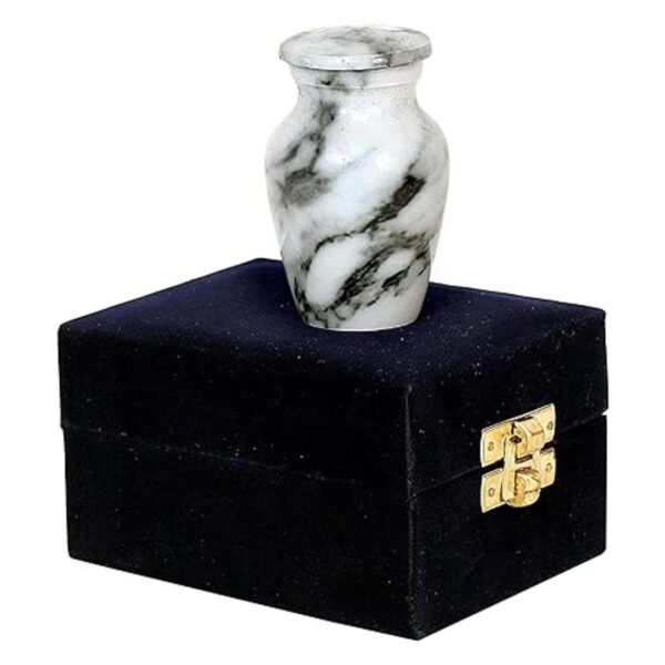 HLC Urns Urna de recuerdo para cenizas humanas con 1