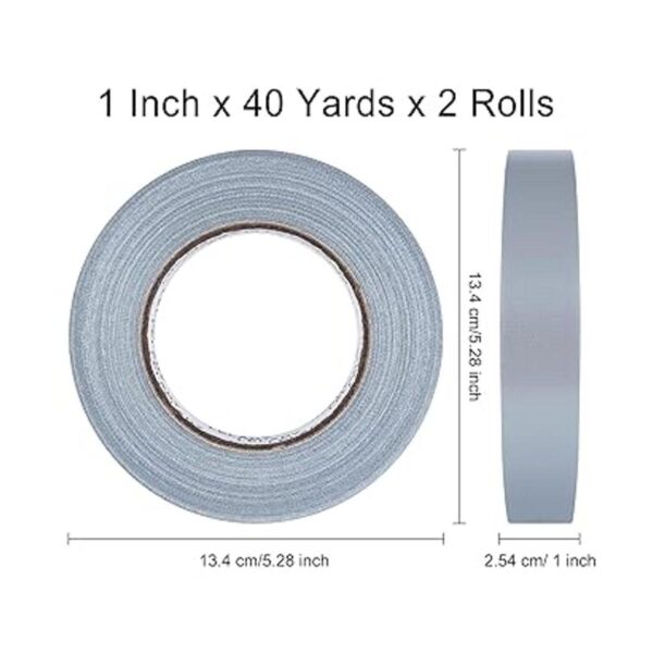 LELADY Cinta adhesiva de 1.0 in x 131.2 ft 2 rollos_2