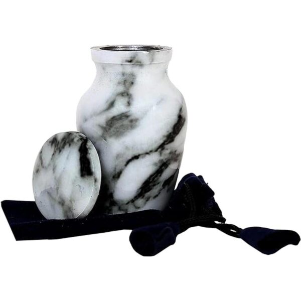 HLC Urns Urna de recuerdo para cenizas humanas con 1