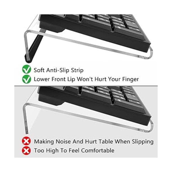 Egchi Soporte para teclado de computadora soporte para_3