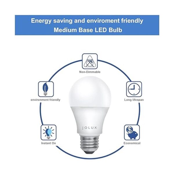 Jolux Bombilla LED A19 base de rosca media E26 14 W_3