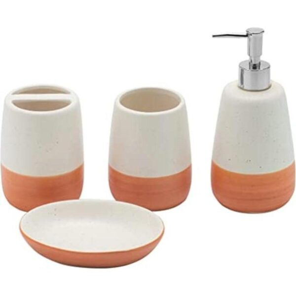 Farhouse Juego de accesorios de baño 4 piezas_1