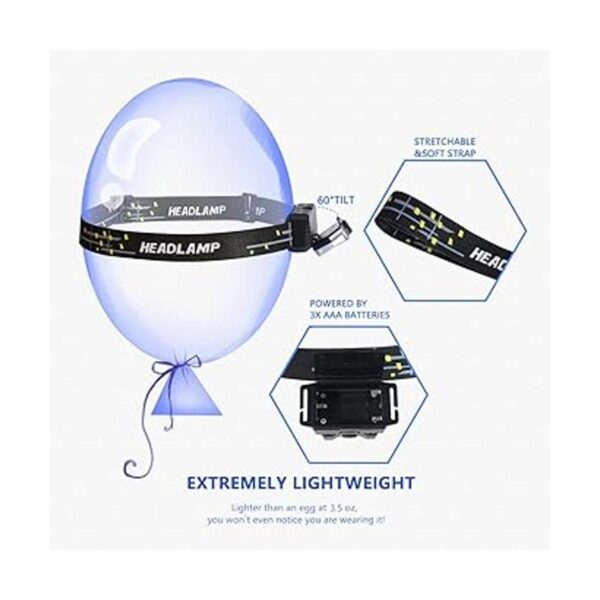 KueHe H2 Mini faros delanteros LED pequeños paquete de 2_3
