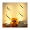 BESKETIE Juego de 2 lámparas de mesa LED modernas_1