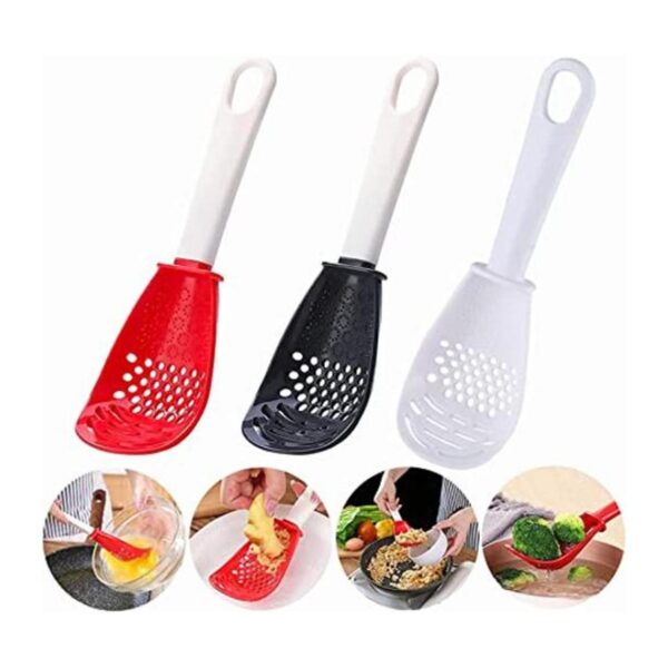 Cuchara de cocina multifuncional 6 en 1 Coladores de_1