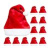 Paquete de 12 gorros de Navidad de Papá Noel para niños_2