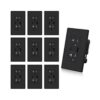 ELEGRP Toma de pared con cargador USB receptáculo USB con_1